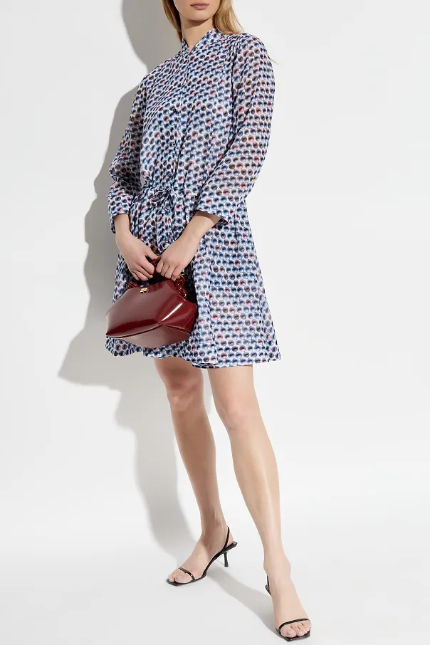Tory Burch Printed Mini Shirt Dress