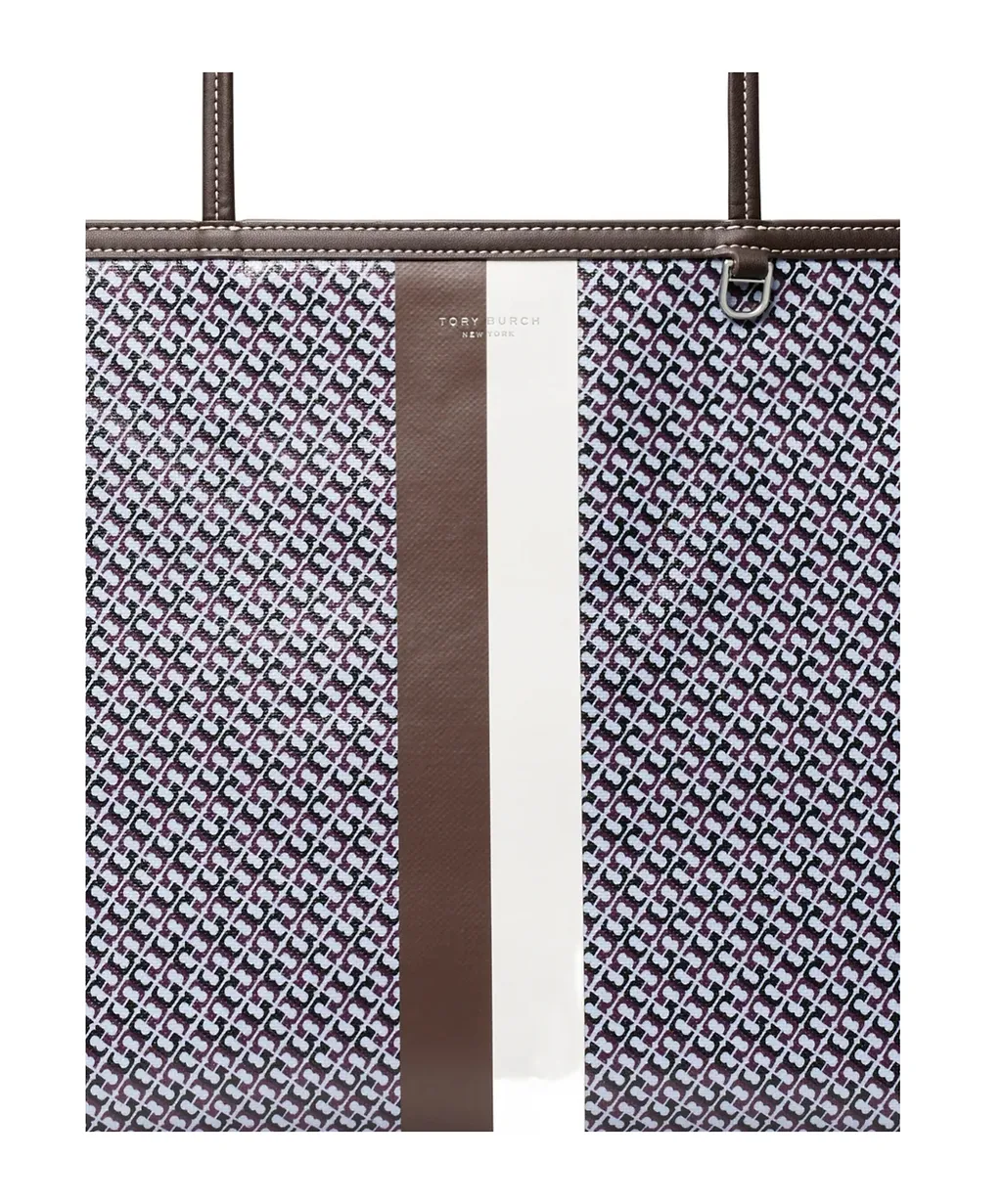 Tory Burch Racer Patterned Tote Bag
