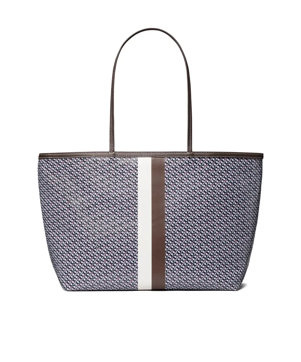 Tory Burch Racer Patterned Tote Bag