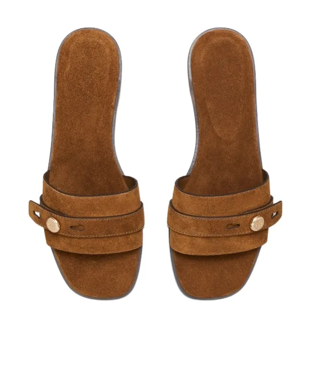 Tory Burch Romy Buckle Slide Sandals