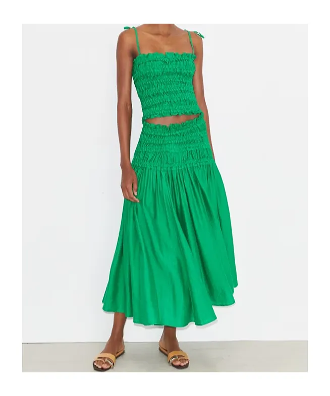 Tory Burch Ruched Strap Top