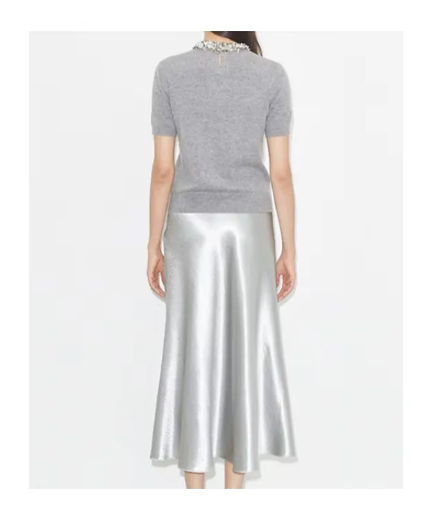 Tory Burch Sequin Short-Sleeved Jumper