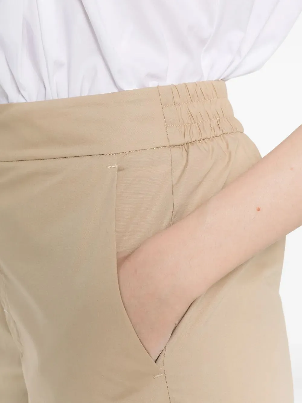 Button-Fastening Trousers
