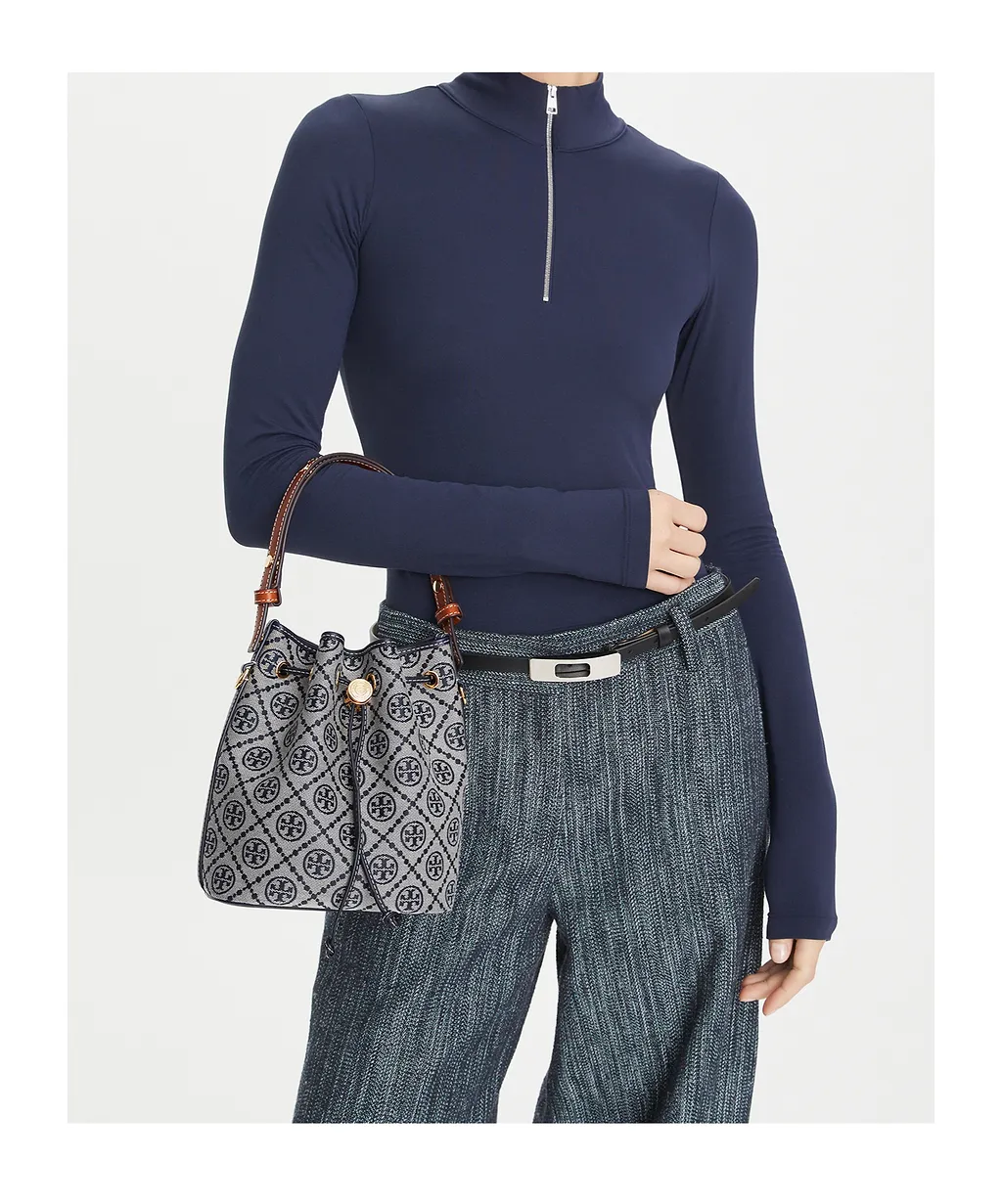 Tory Burch T Monogram Bucket Bag