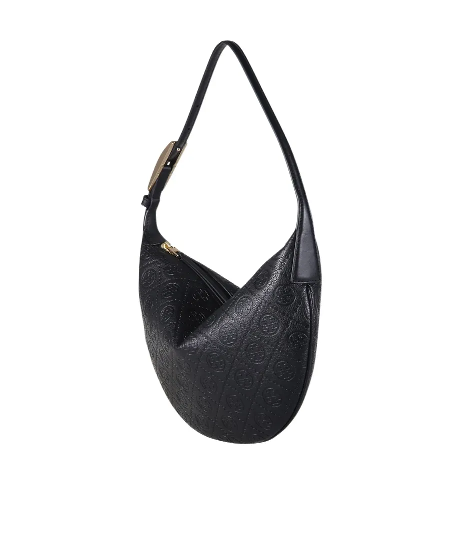 Tory Burch T Monogram Pebble Small Balloon Bag