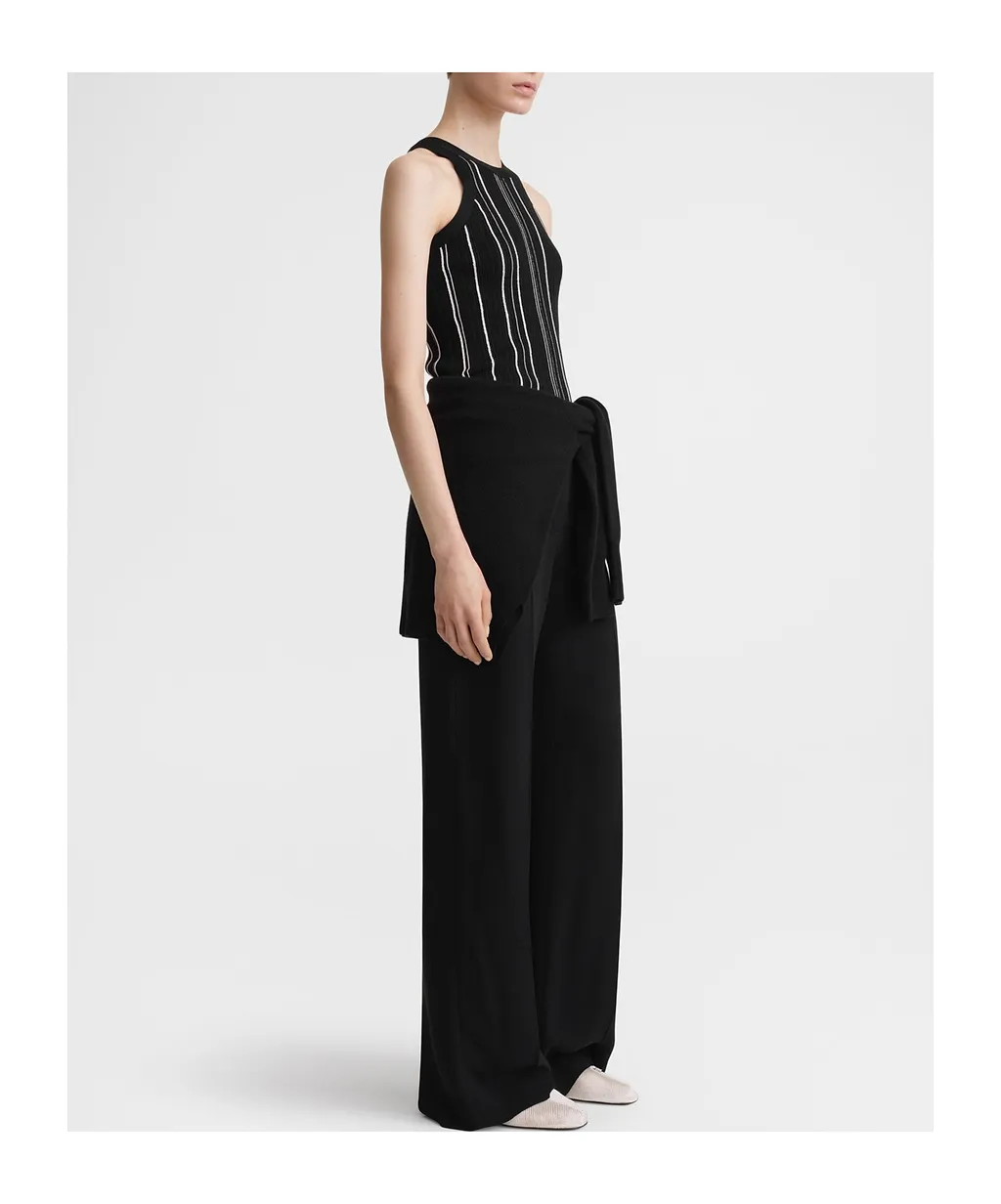 TotÊMe Braid Sleeveless Ribbed Tank Top