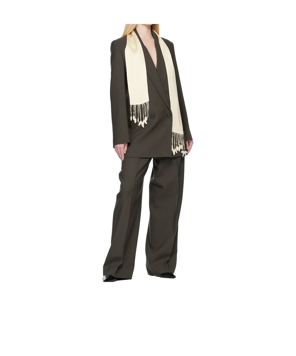 Guipure Lace Tuxedo Scarf