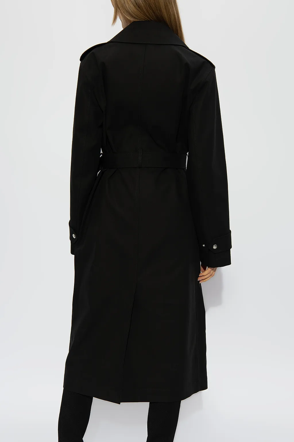 Long Belted Trench Coat