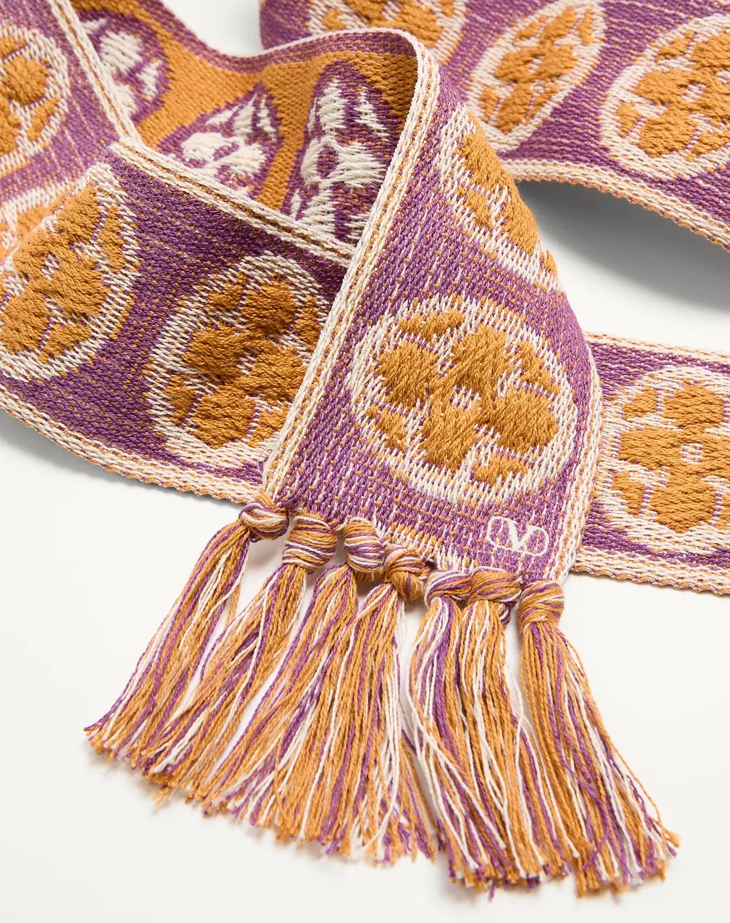 Antibes Cotton Scarf With Fringe