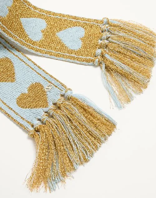 Antibes Scarf With Metallic Fibre