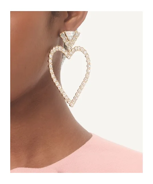 Coeur Royal Earrings In Metal And Swarovski® Crystals