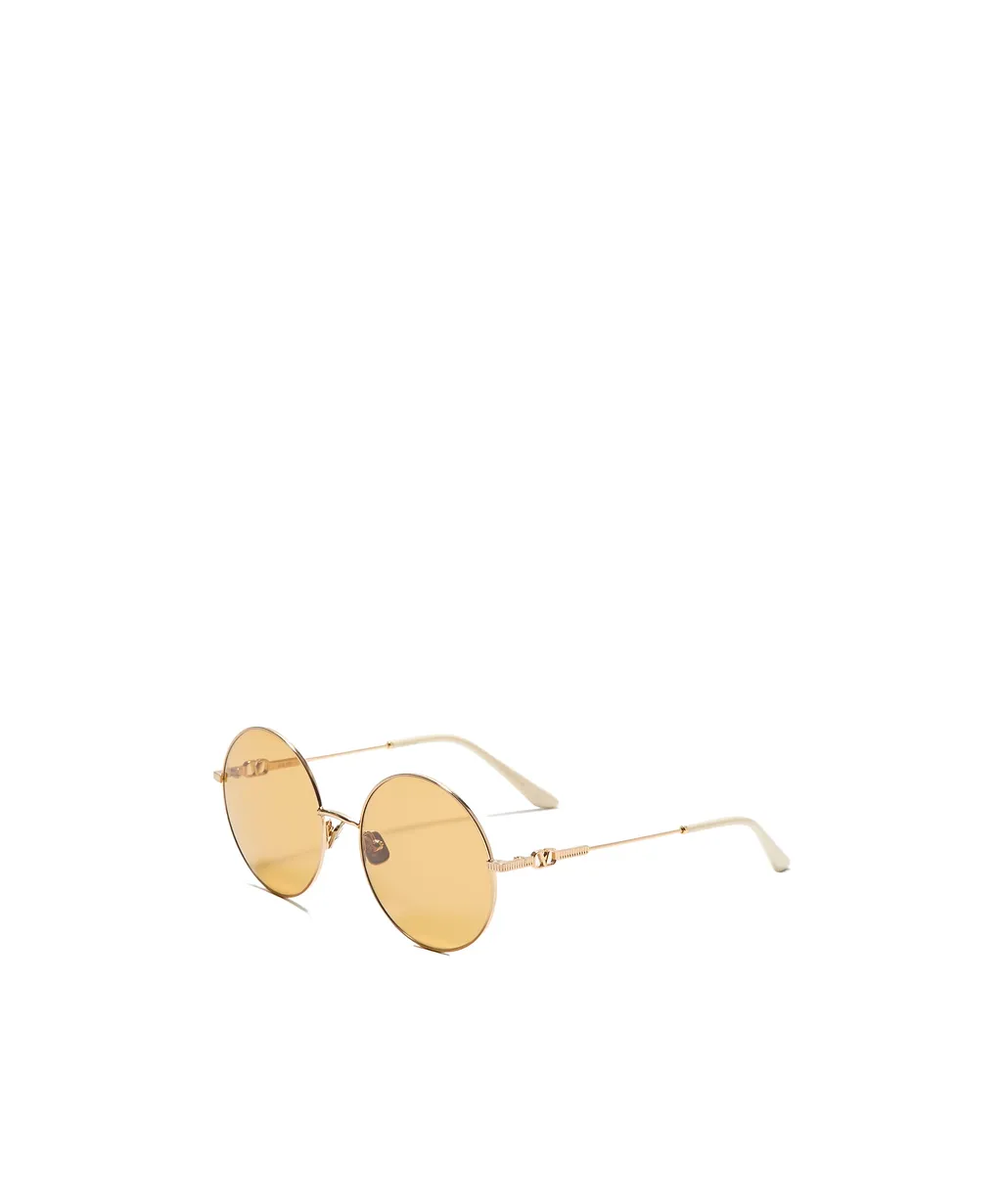 Extra-Large Metal Round Glasses