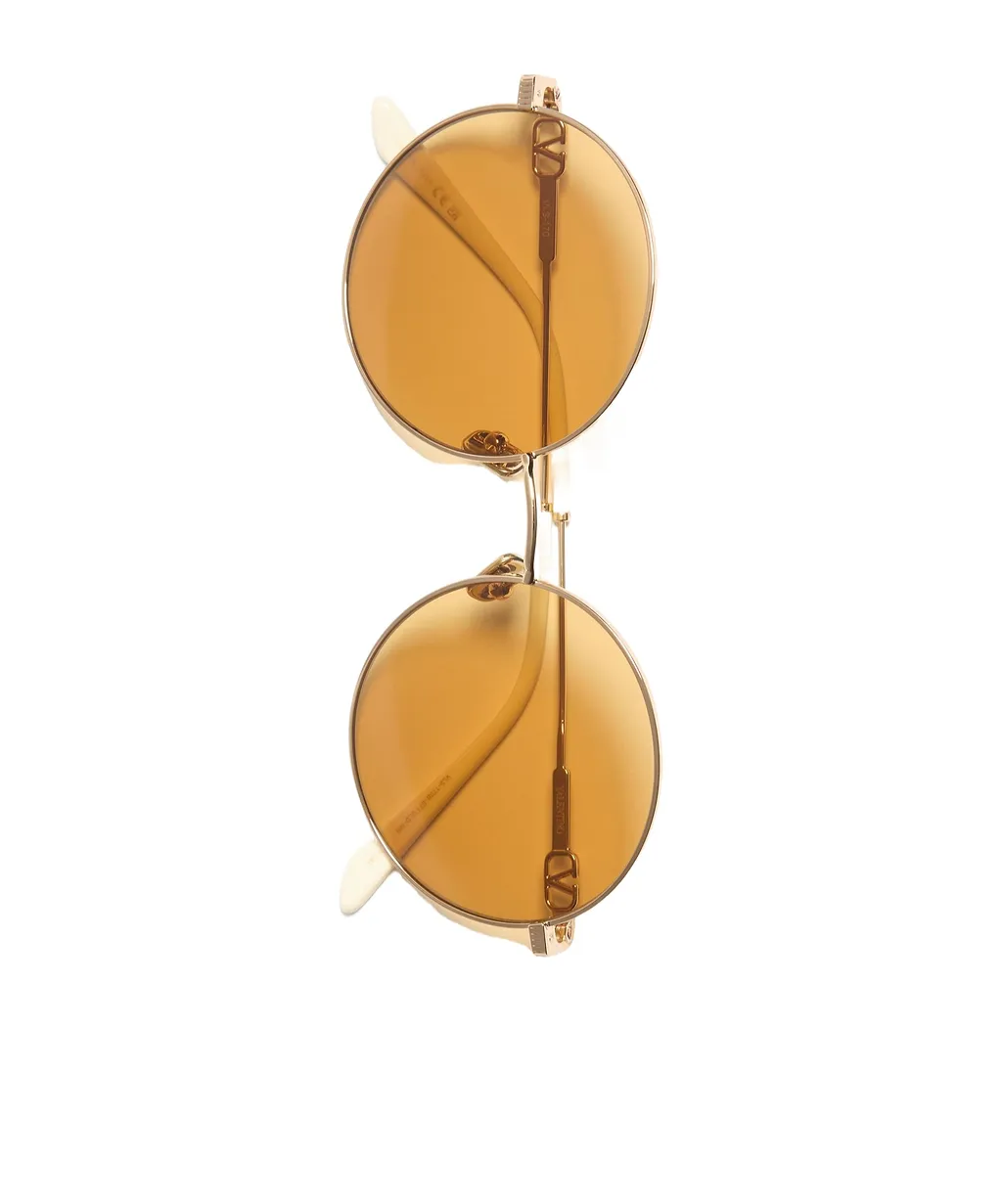 Extra-Large Metal Round Glasses