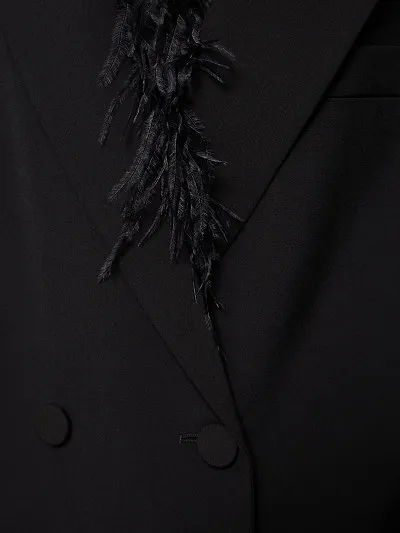 Feather Decorated Coat