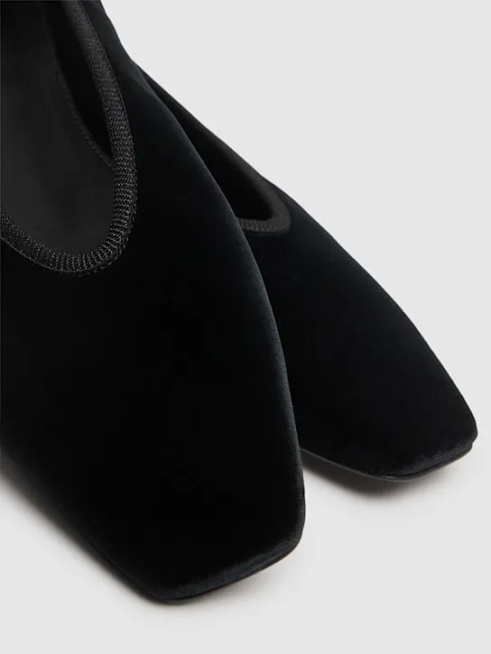 Square-Toed Ballet Flats