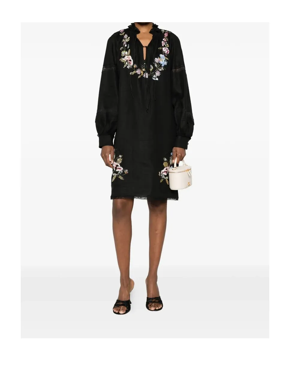Floral Embroidered Dress