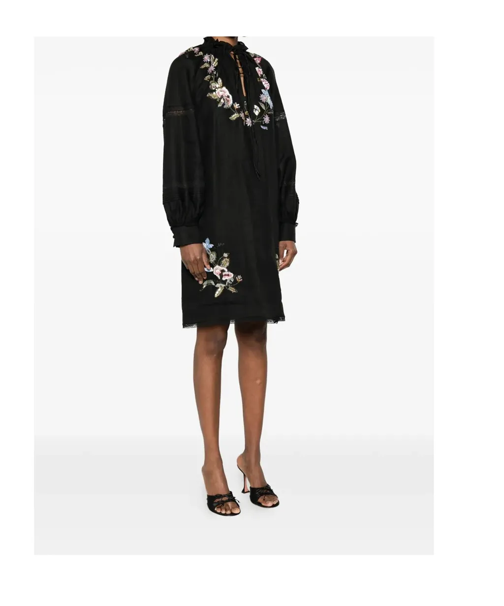 Floral Embroidered Dress