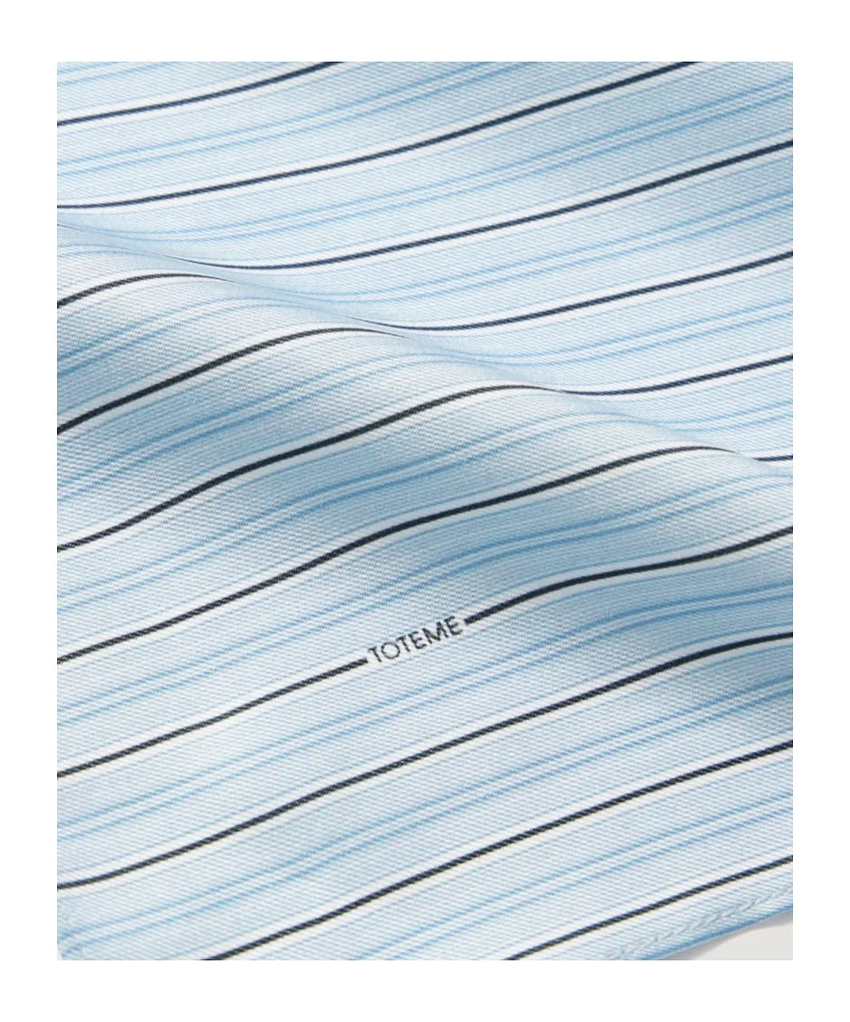 Striped Silk Scarf