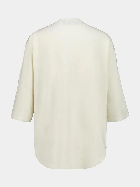 Logo-Appliqué Knitted Blouse