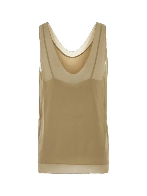 TotÊMe V-Neck Sleeveless Top