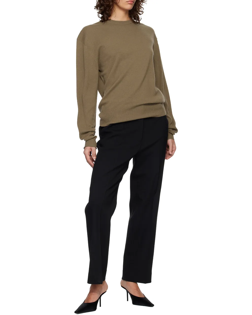 TotÊMe Cropped Pleated Trousers