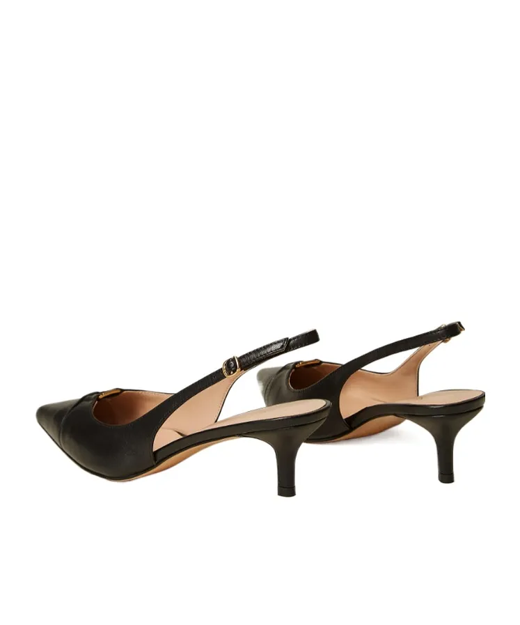 Twinset Pointed Toe Slingback Pumps