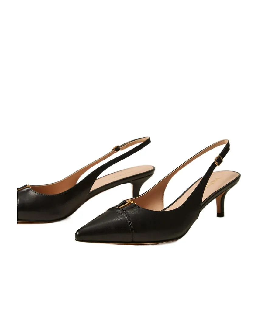 Twinset Pointed Toe Slingback Pumps