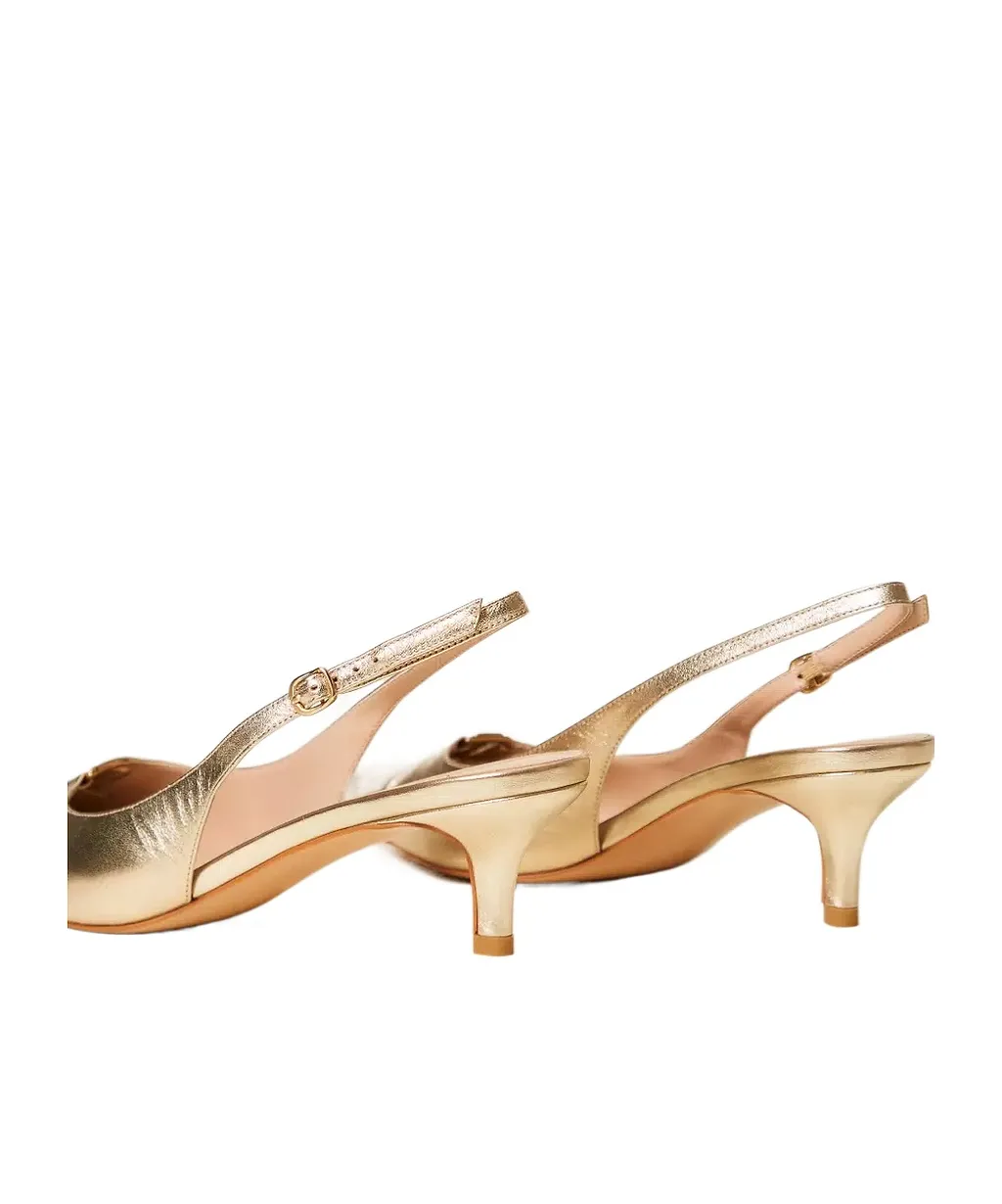 Twinset Pointed Toe Slingback Pumps
