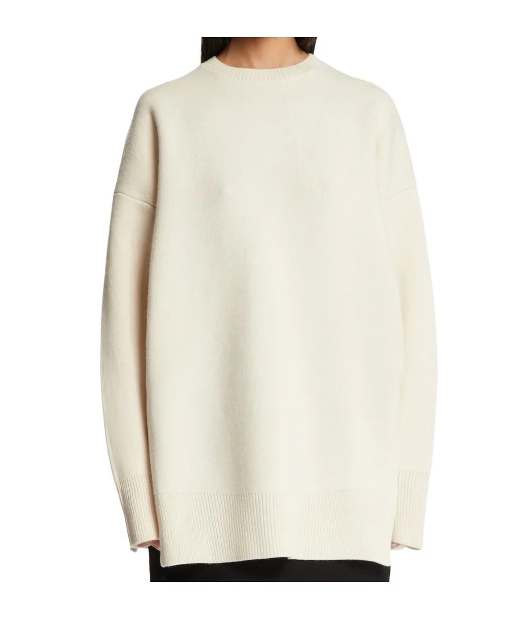 TotÊMe Side-Slit Double-Knit Sweater