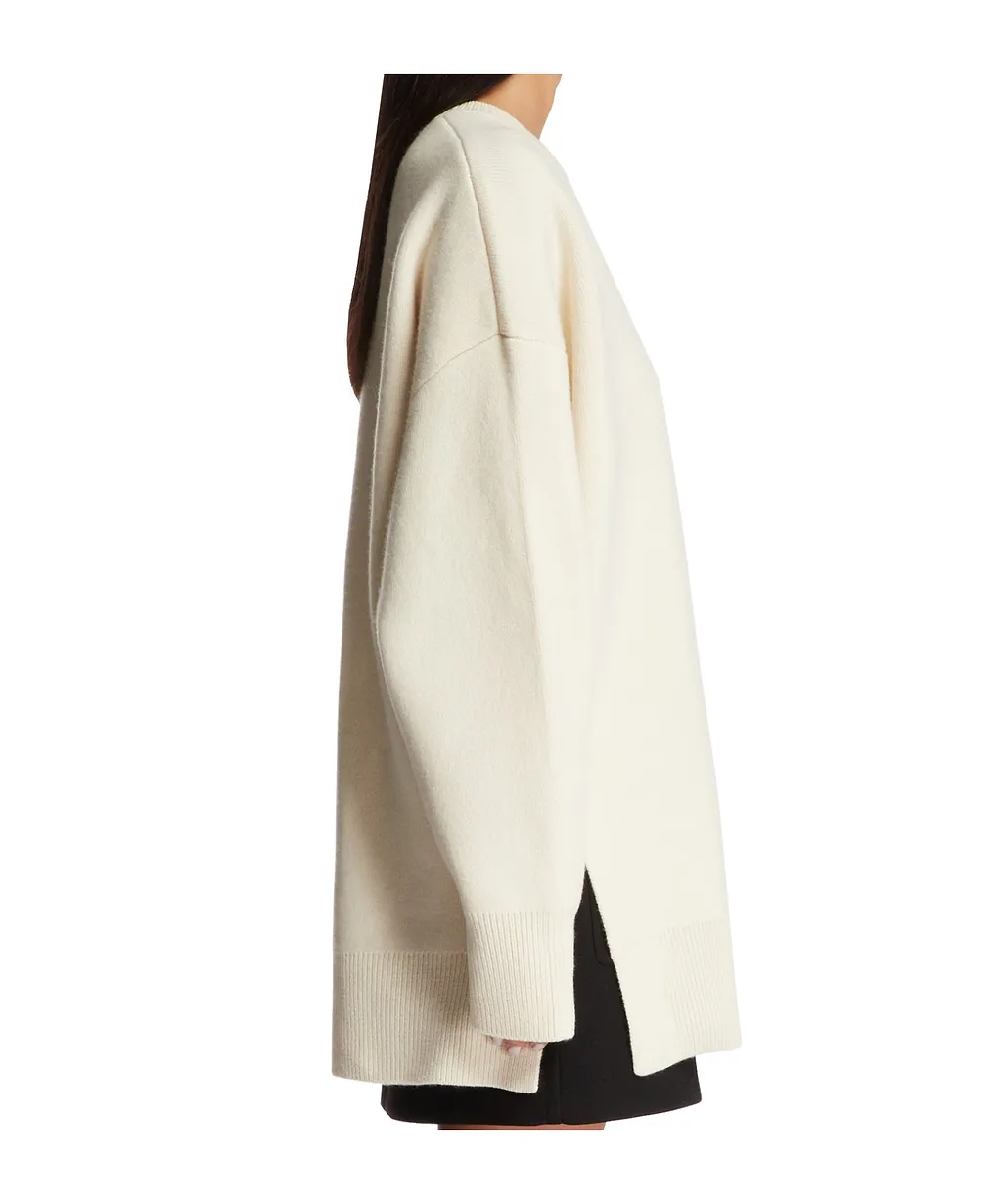 TotÊMe Side-Slit Double-Knit Sweater