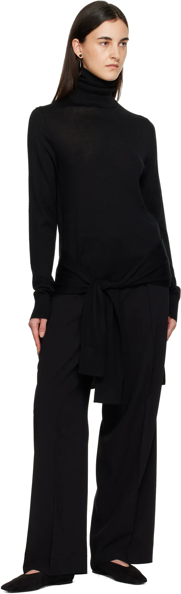 TotÊMe Double-Sleeve Turtleneck Top