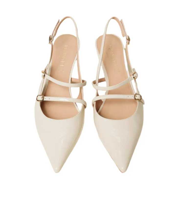 Twinset Pointed Toe Slingback Court Shoes