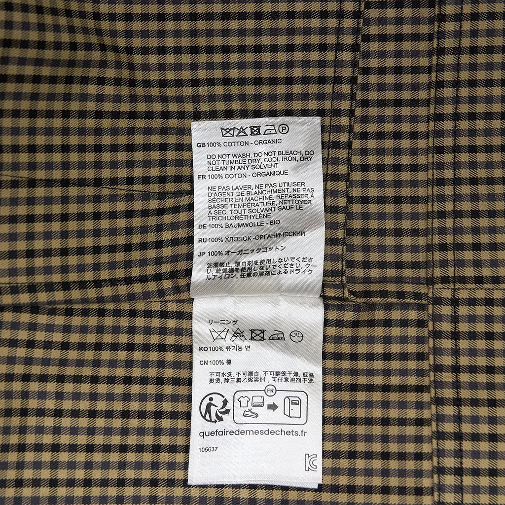 TotÊMe Double Breasted Oversized Check Coat
