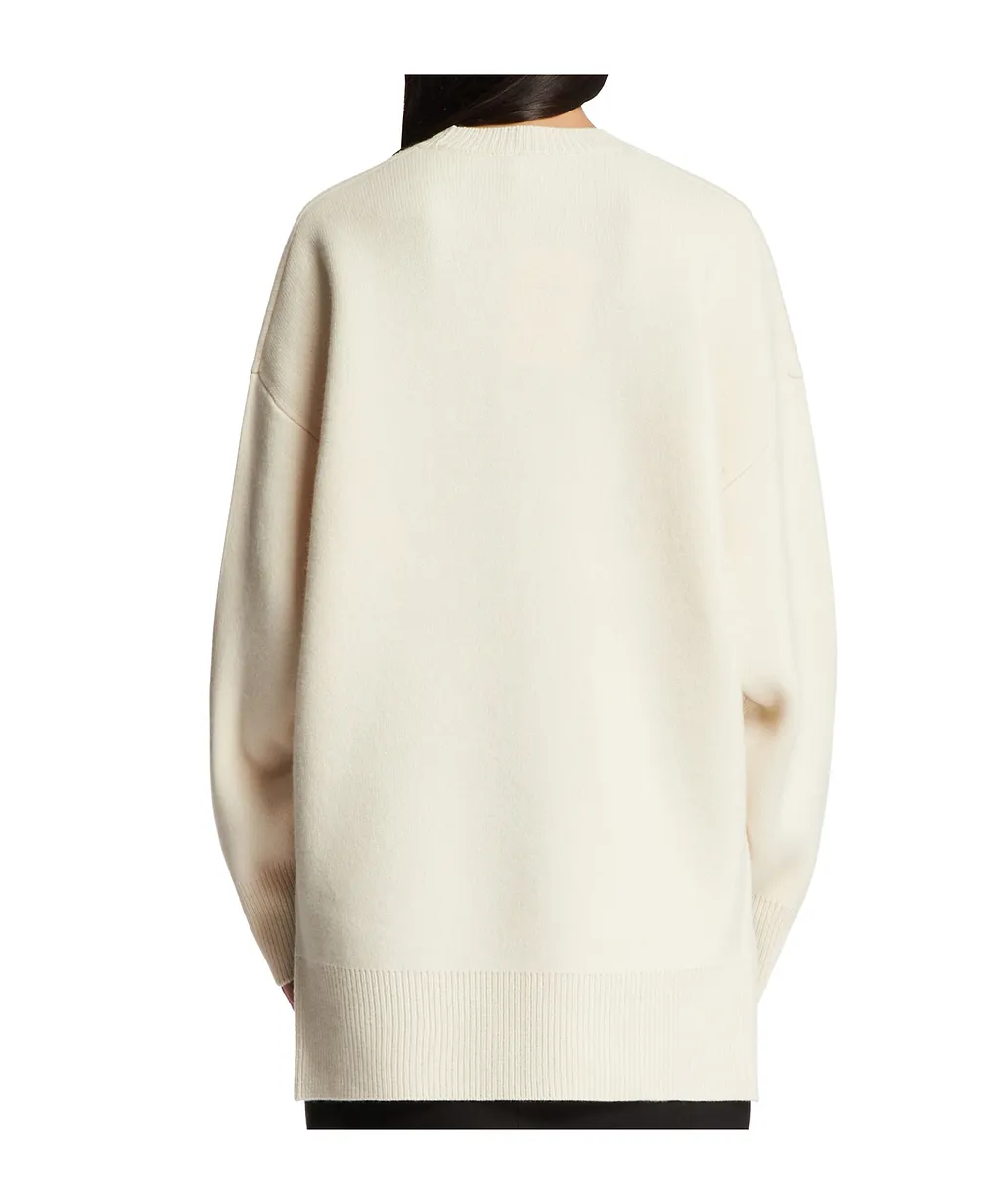 TotÊMe Side-Slit Double-Knit Sweater