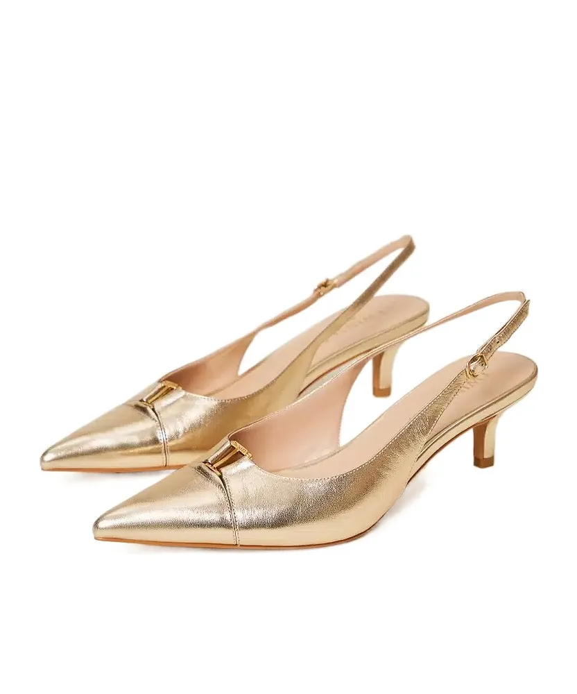 Twinset Pointed Toe Slingback Pumps