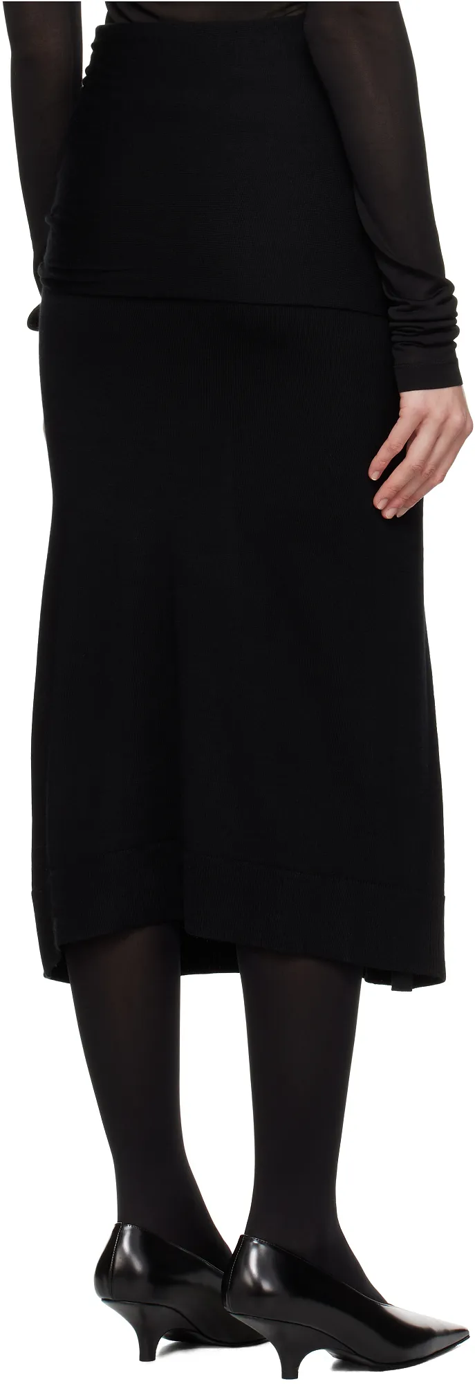 TotÊMe Draped Fine Knit Skirt