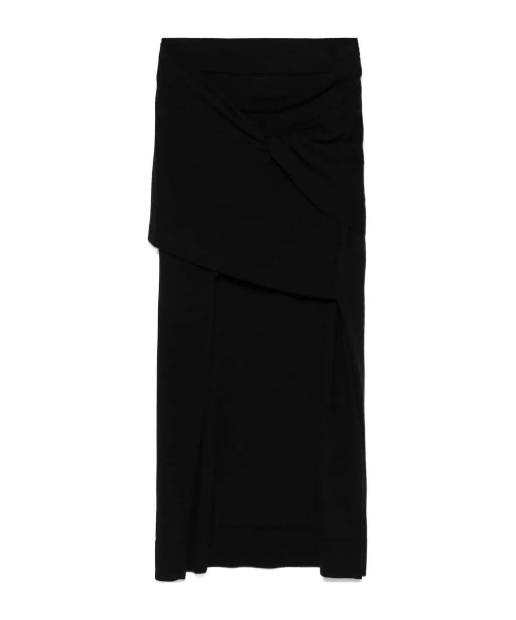 TotÊMe Draped Fine Knit Skirt