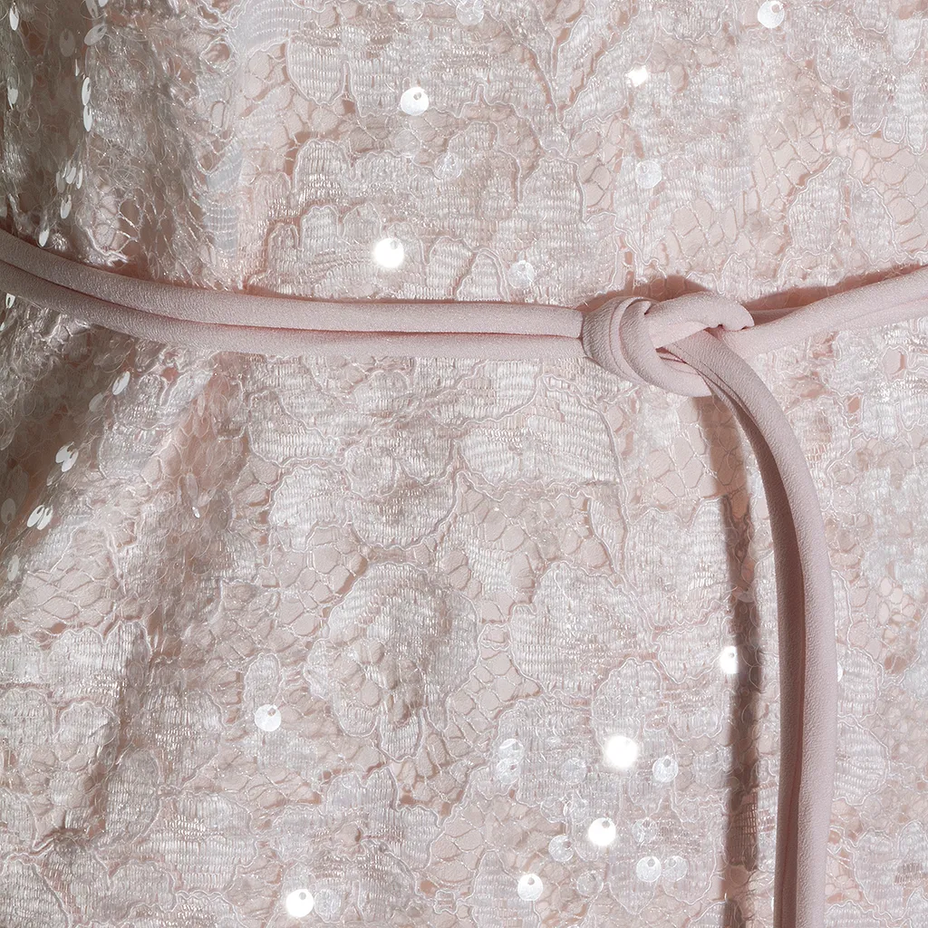 Twinset Sequinned Lace Midi Dress
