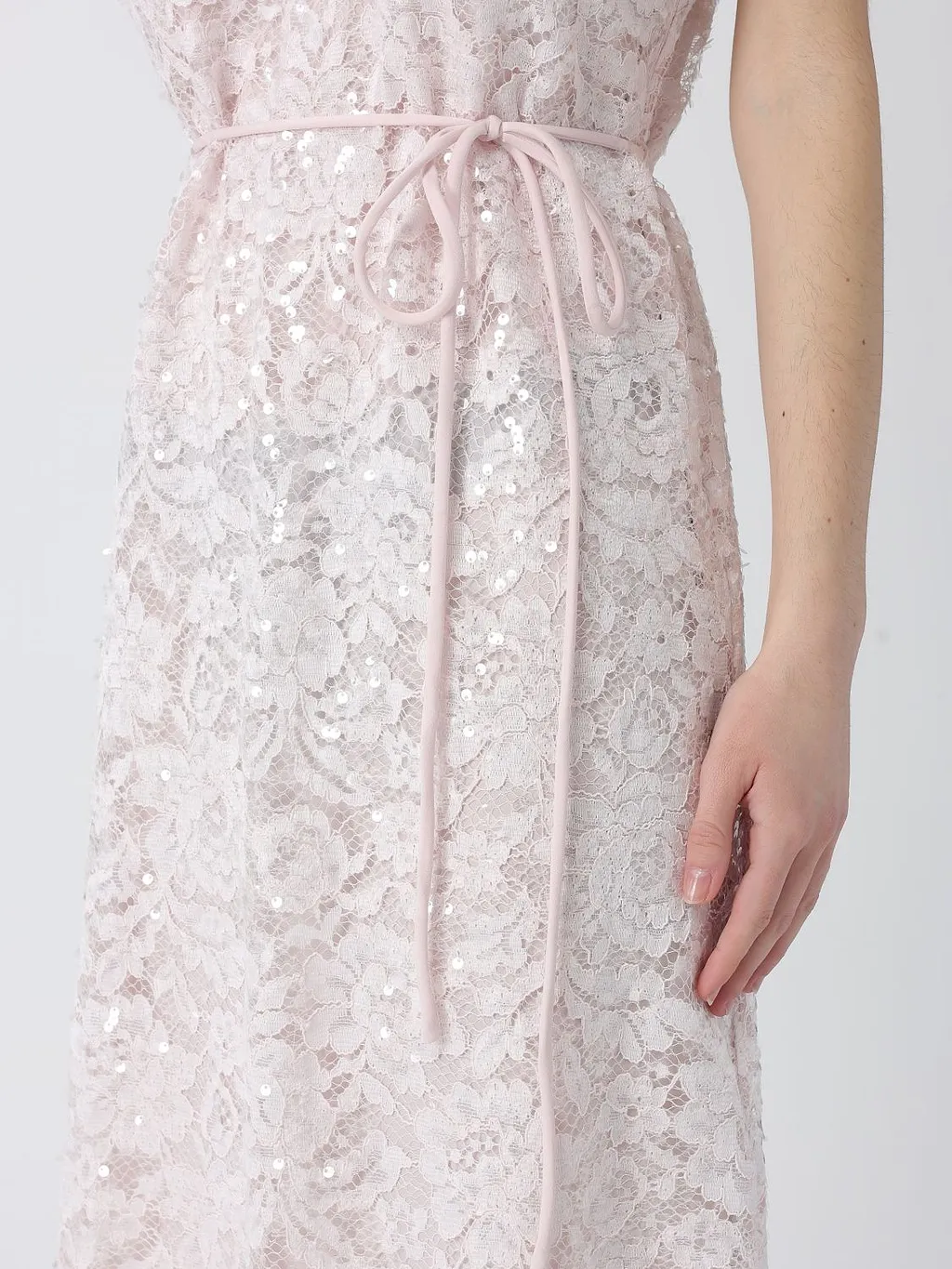 Twinset Sequinned Lace Midi Dress