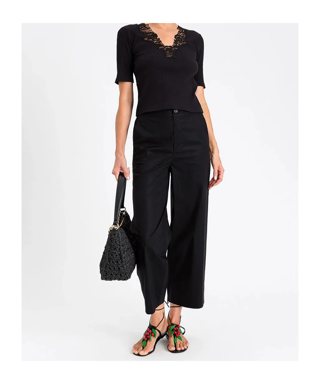 Wide-Leg Trousers