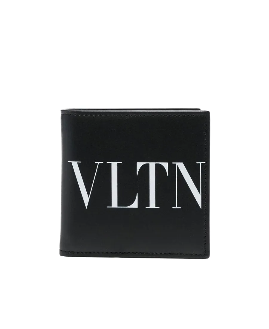 Valentino Garavani Logo Printed Bi-Fold Wallet