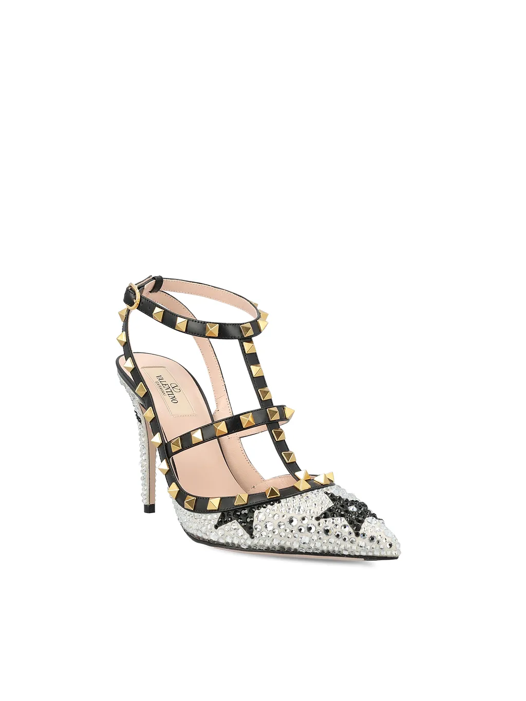 Valentino Garavani Rockstud Embellished Pointed Toe Pumps