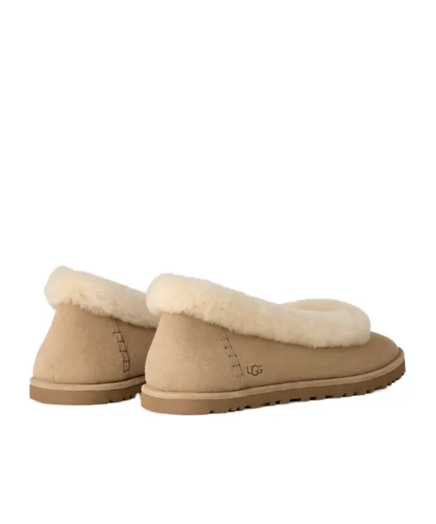 Ugg Zora Shearling Trim Ballet Flats