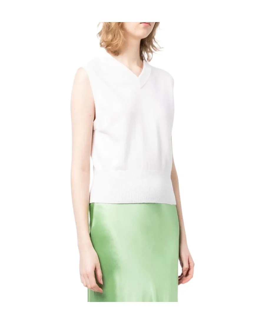 V-Neck Sleeveless Top