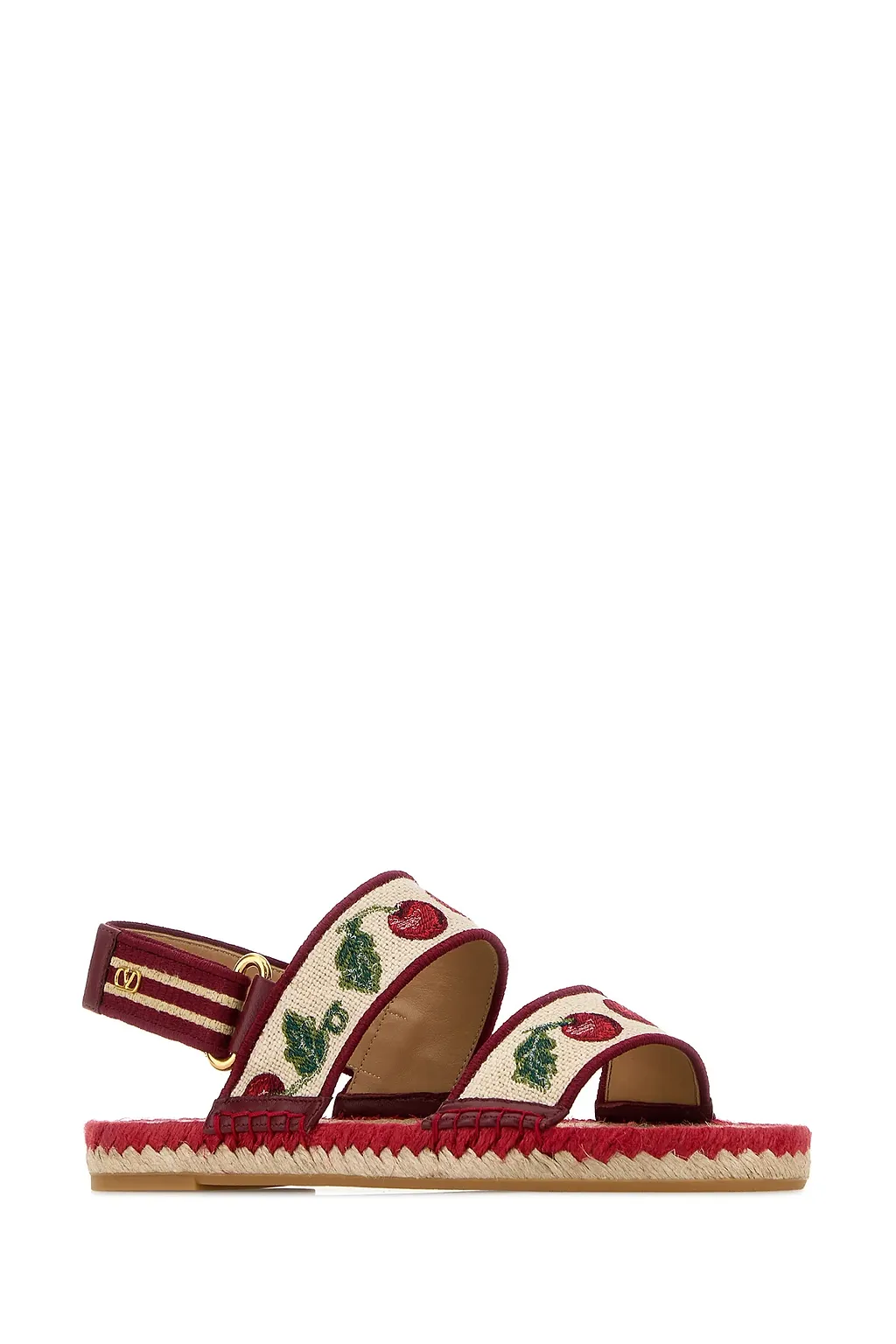 Valentino Logo Plaque Espadrilles