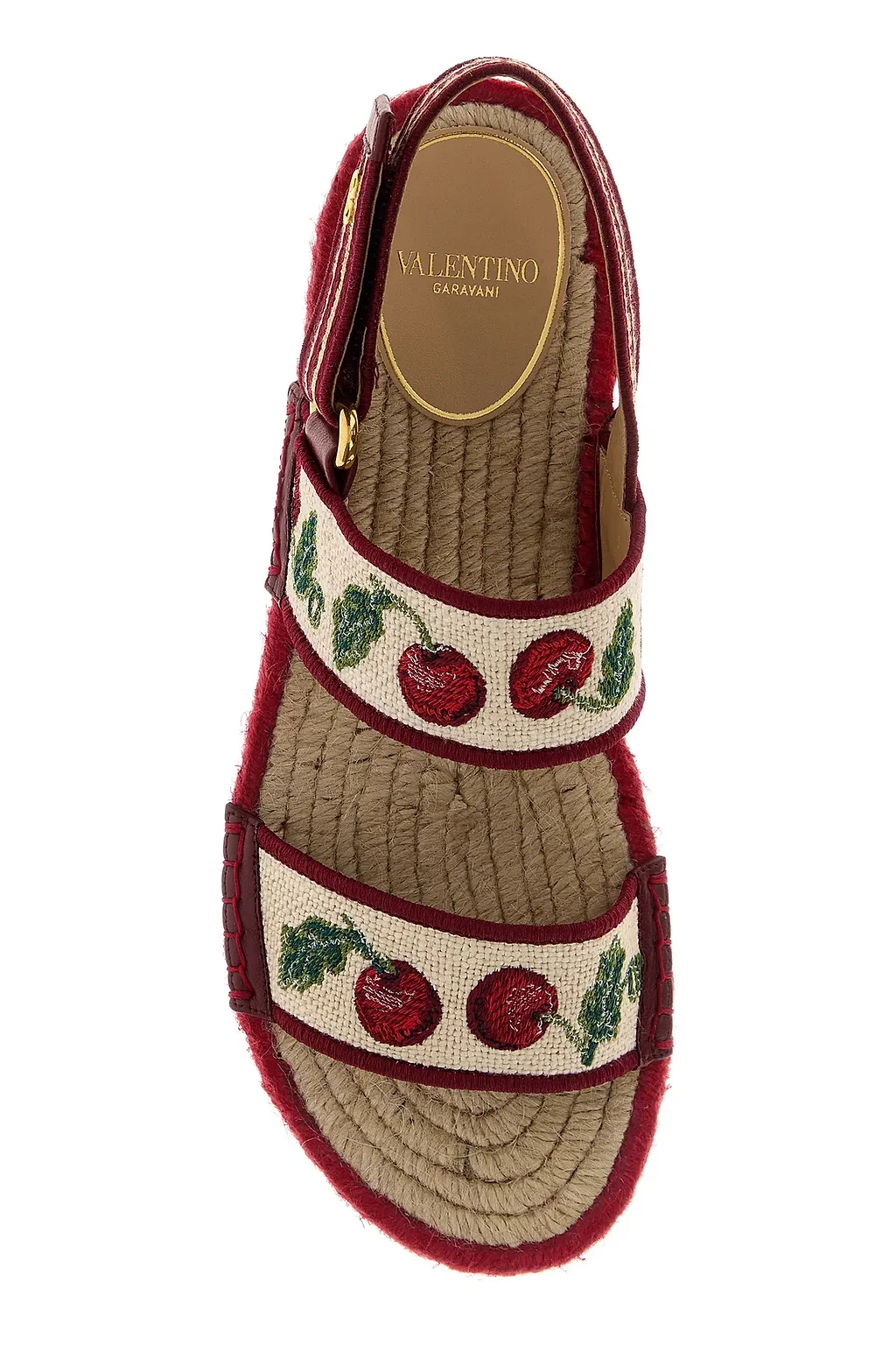 Valentino Logo Plaque Espadrilles
