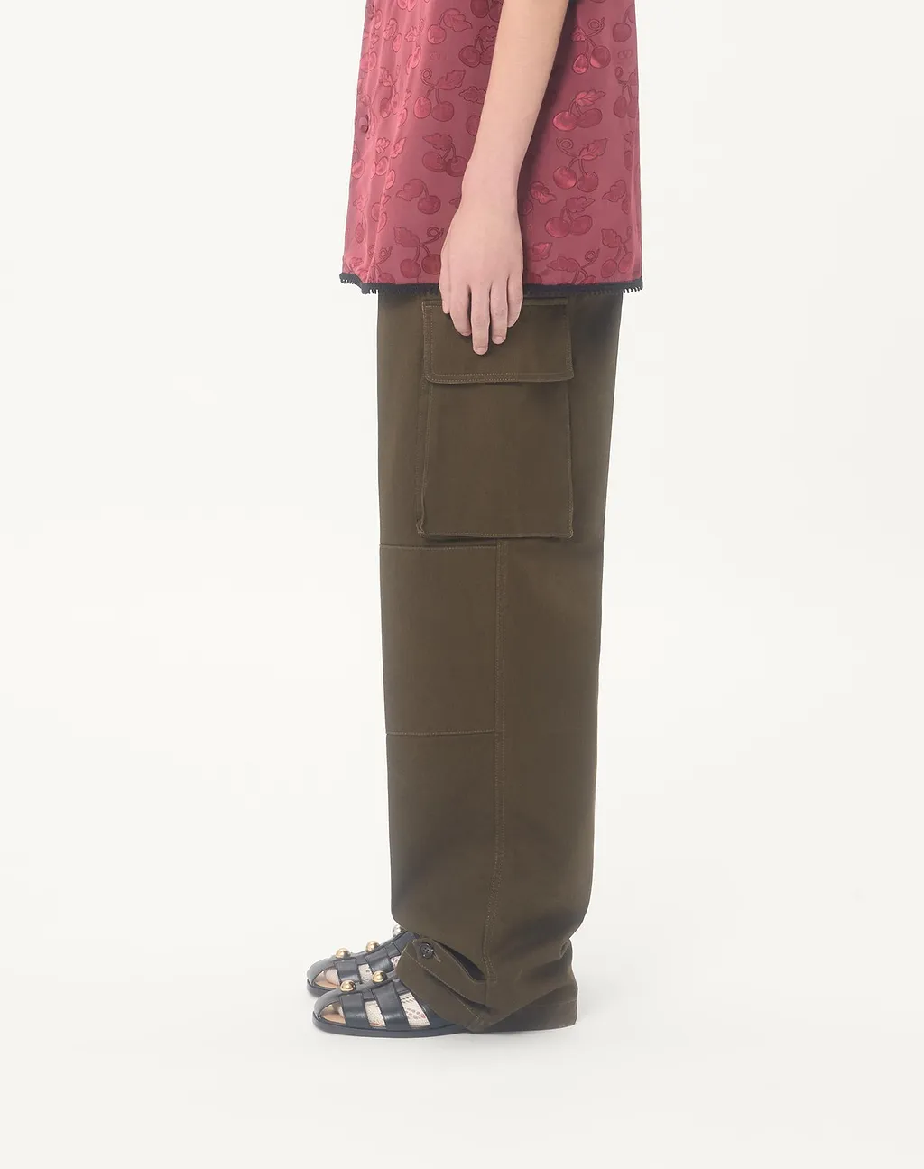 Valentino	Logo Plaque Cargo Pants