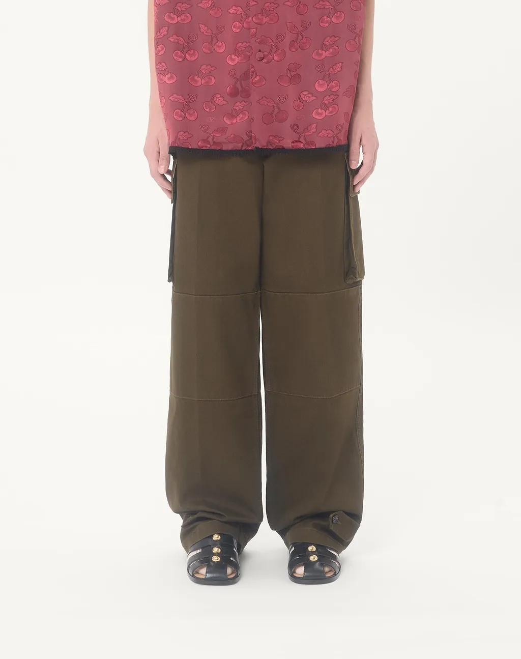 Valentino	Logo Plaque Cargo Pants