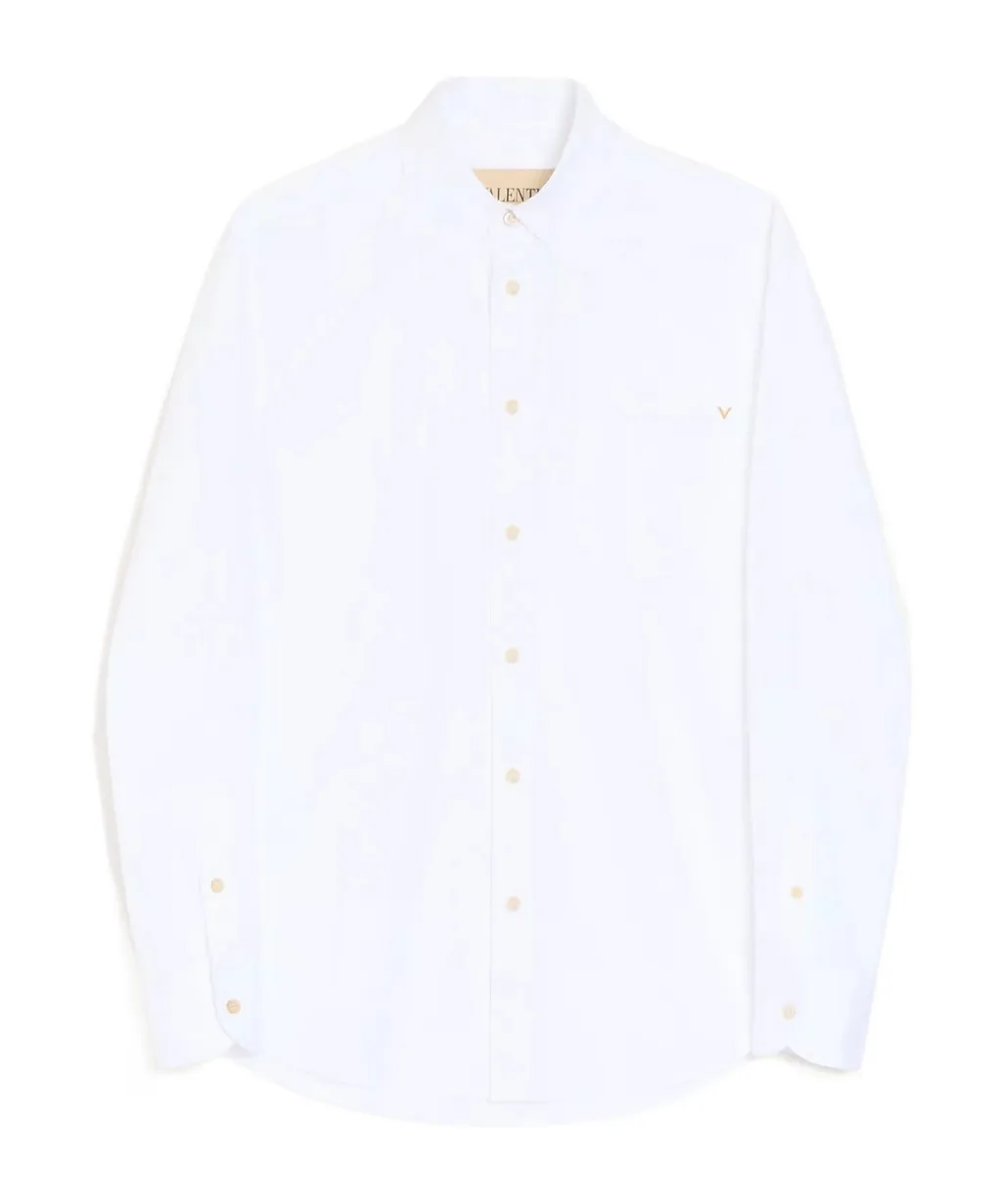 Valentino Vgold Button-Up Oxford Shirt