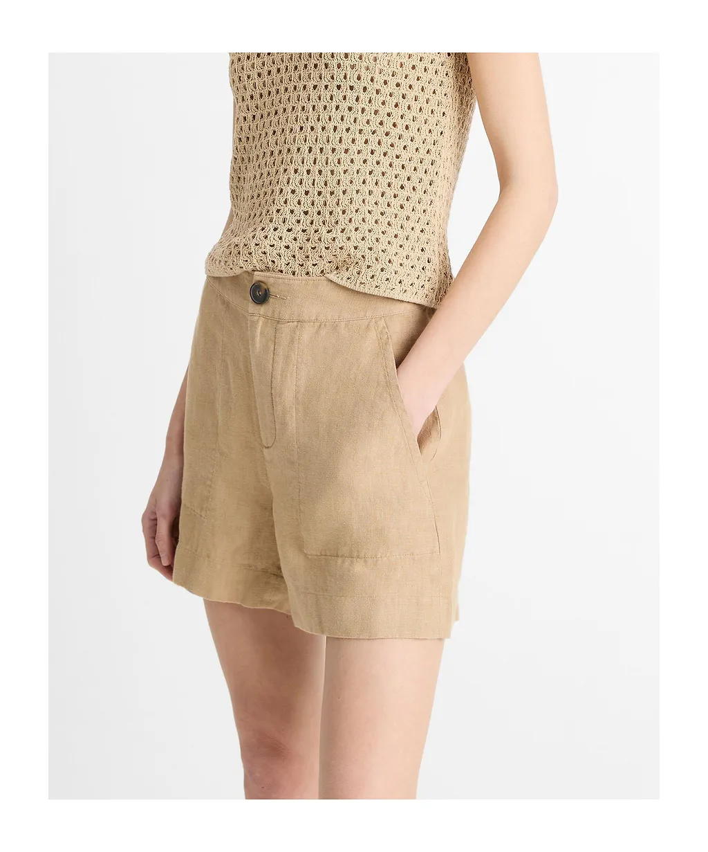 Vince Mid Rise Hemp Shorts